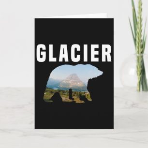 Nature Summer Vacation Glacier National Park Card