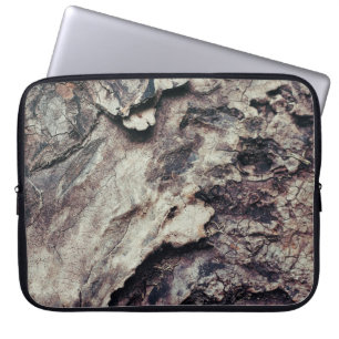 Nature texture wood bark rough laptop sleeve
