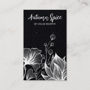 Nature Themed Black Earring Cards