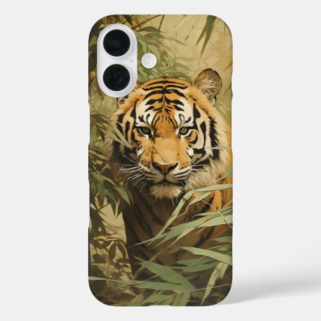 Nature Tiger in Forest Case-Mate iPhone Case (Back)
