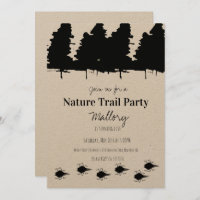 Nature Trail Woods Adventure Birthday Party Rustic