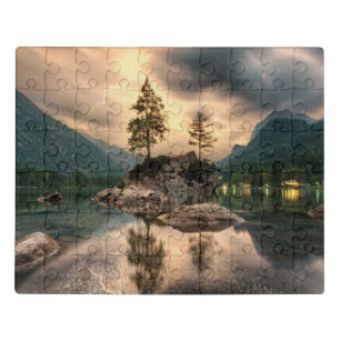 Nature Travels - Water Mountains Landscape Jigsaw Puzzle