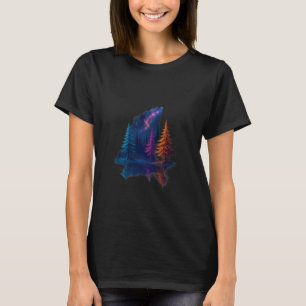 Nature Trees Reflection Outdoor Wildlife Forest Ad T-Shirt