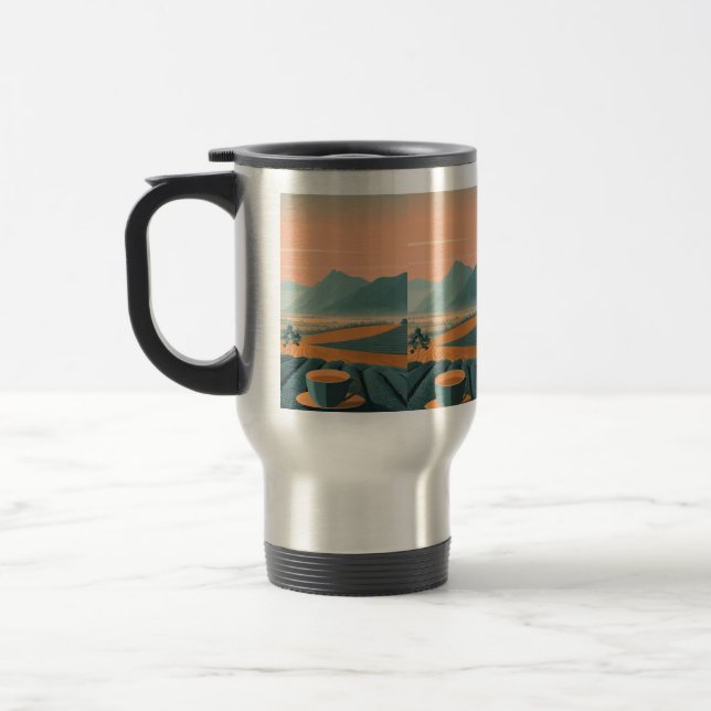 Nature View Stainless Steel Mug (Left)