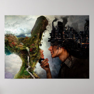 Nature vs Civilisation Poster