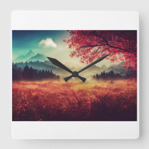 Nature Wall Clock