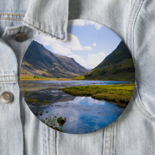 nature wiew,mountain 6 cm round badge