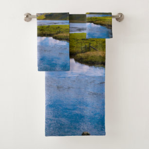 nature wiew,mountain bath towel set