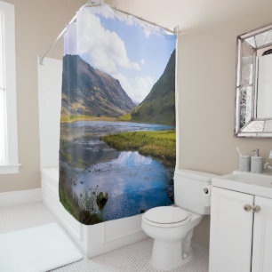 nature wiew,mountain shower curtain