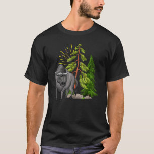 Nature Wild Animal Wildlife Bison Buffalo T-Shirt