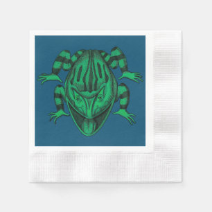 Nature Wild Reptiles The Toad Napkin