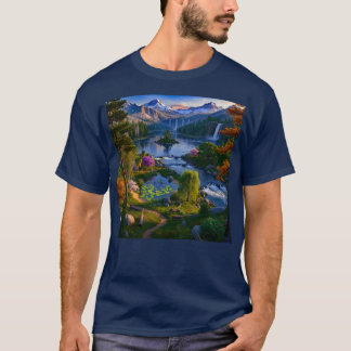 Nature Wilderness Scenic Landscape River Pond Lake T-Shirt