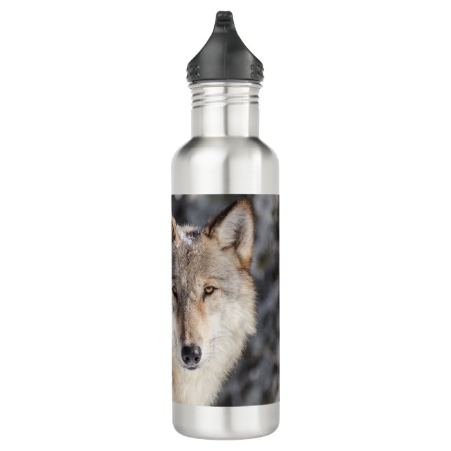 Nature & Wolf Design 710 Ml Water Bottle (Right)