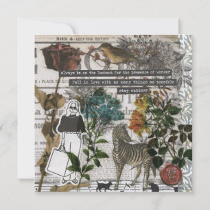 Nature Wonder Flat Greeting Card