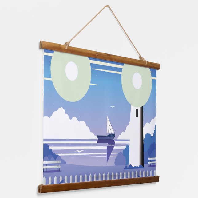 Nature wonderland hanging tapestry (Angled)