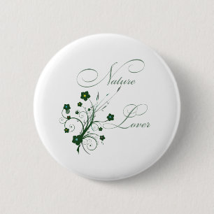 NatureLover 6 Cm Round Badge