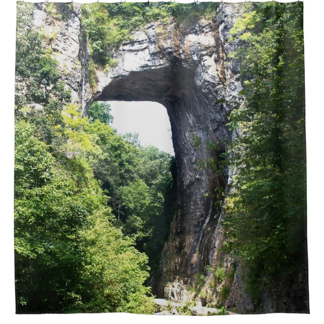 Nature's Archway - Natural Bridge Shower Curtain (Front)