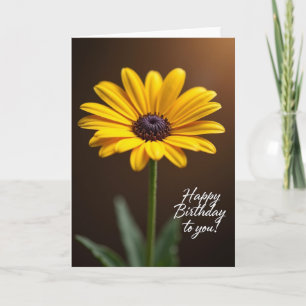 Natures Art Birthday Card