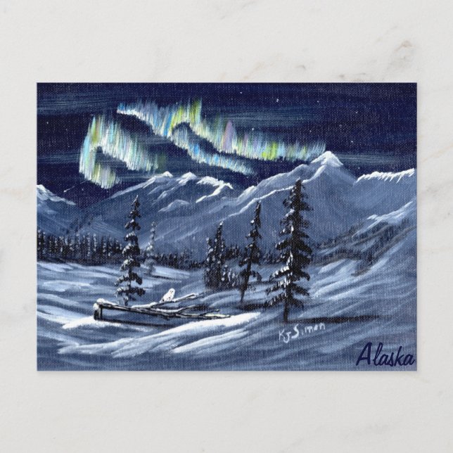 Nature's Aurora postcard (Front)