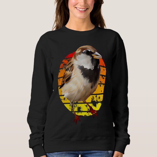 Nature's beauty  House Sparrow Sweatshirt (Front)