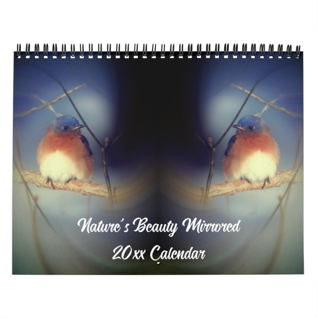 Nature's Beauty Mirrored Photography  Calendar (Cover)