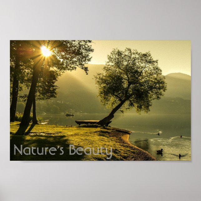 Nature's Beauty | Peaceful Tranquillity in Nature Poster (Front)