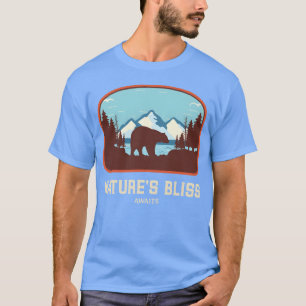 Natures Bliss Awaits Camping retro T-Shirt