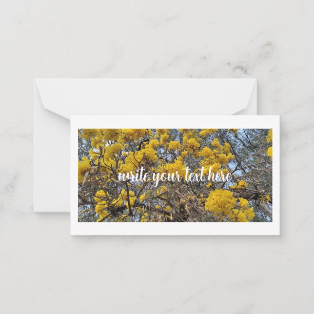 Nature's bloom card (Front)