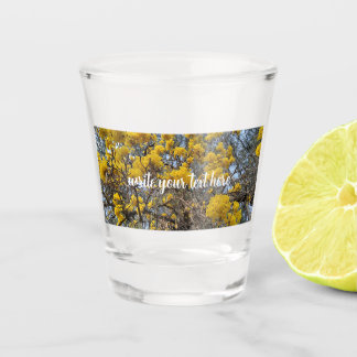 Nature's bloom shot glass