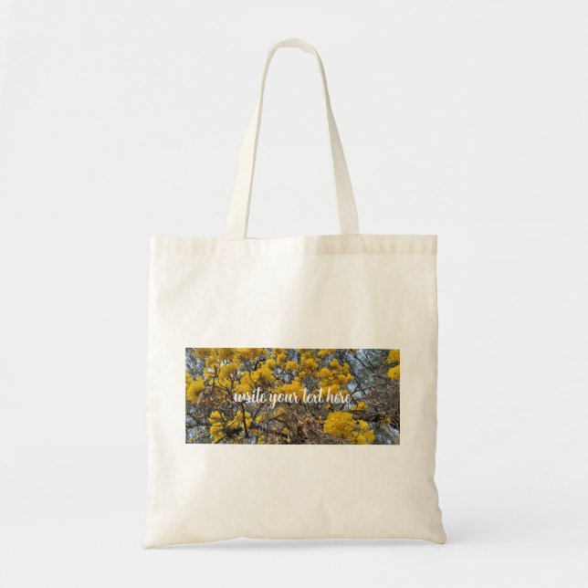 Nature's bloom tote bag (Front)