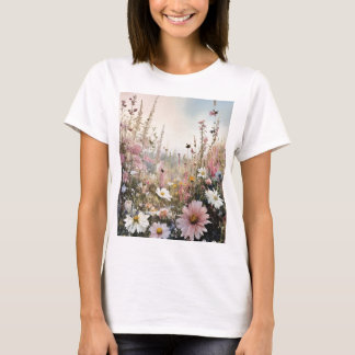 "Nature's Blossom: Floral T-Shirt for Sale"