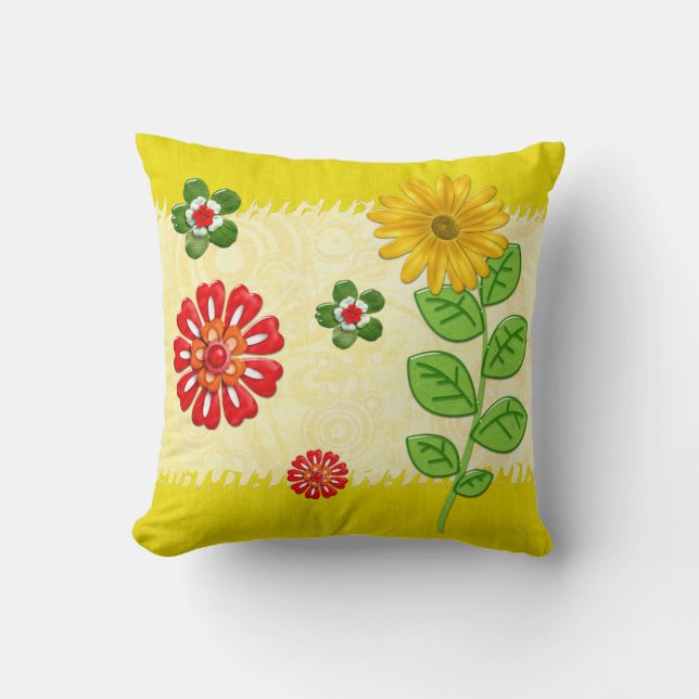 Natures Bounty Jewelled Cushion (Front)