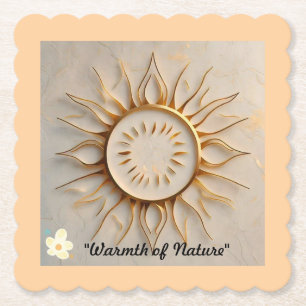 "Nature's Brilliance" Paper Coaster