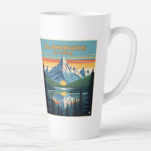 "Nature's Call" Latte Mug (Right)