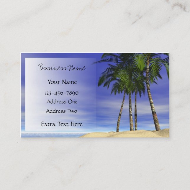 Nature's Calling Business Cards (Front)