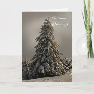 Nature's Christmas Tree - Greeting Card