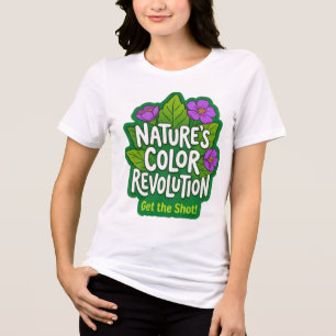 Nature's Colour Revolution - Get The Shot Photogra Tri-Blend Shirt