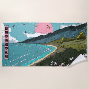 Natures Costal Meadow Beach Towel