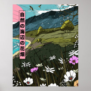 Natures Costal Meadow Poster