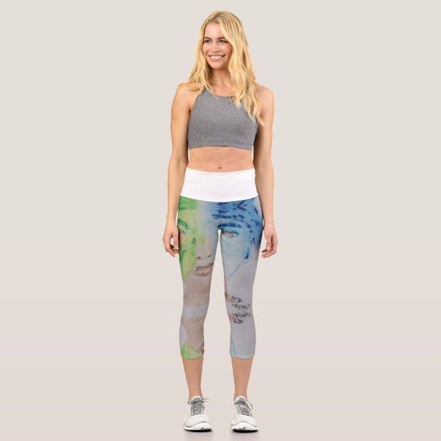 Nature's Crest Capri Leggings (Front)