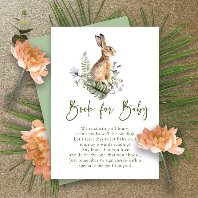 Nature's Delight Rabbit Book for Baby Enclosure Card (Creator Uploaded)