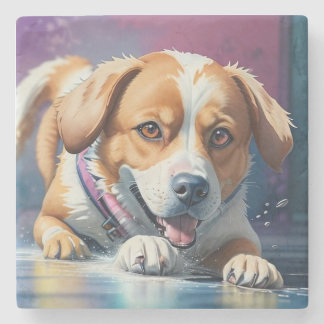 Nature's Embrace: Adorable Collectible Stone Coaster