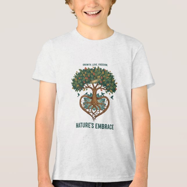 Nature's Embrace Heart Tree Tee (Front)