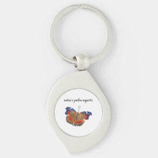 Nature's garden inspector key ring
