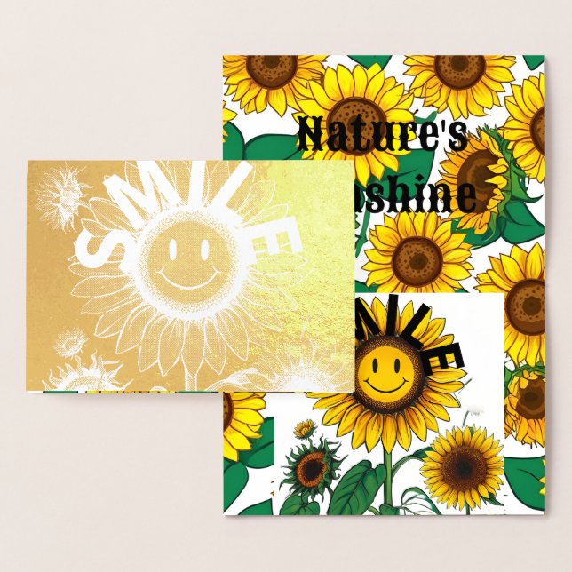 Nature's Happy Sunshine Foil Card (Display)