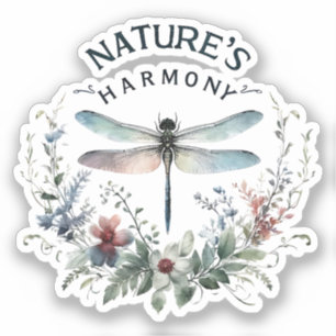 Nature's Harmony - Artistic Dragonfly