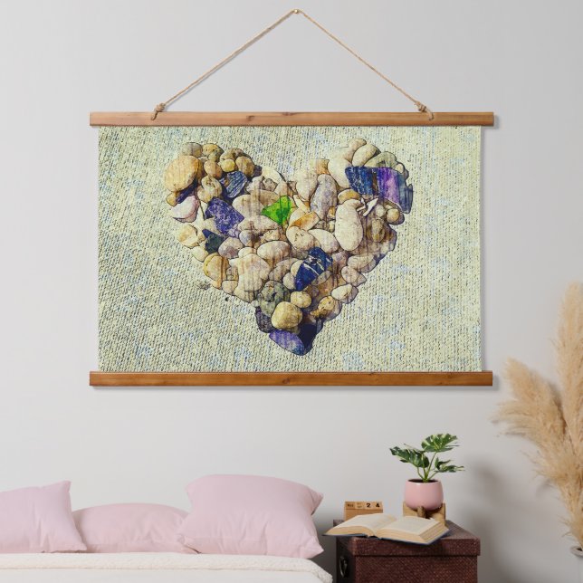 Nature's heart   hanging tapestry (Bedroom)