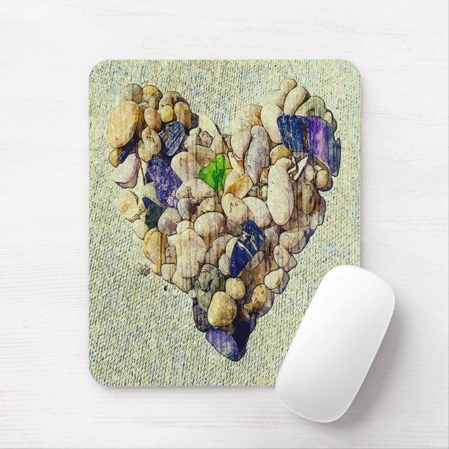 Nature's heart    mouse pad (With Mouse)