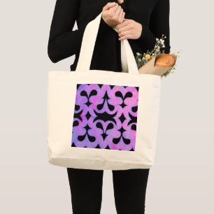 Nature's Hidden Geometry Abstract Geometric Large Tote Bag