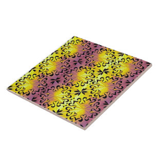 Nature's Hidden Geometry Abstract Geometric Tile